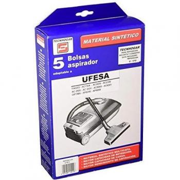 Tecnhogar 915510 Bolsa Aspirador, sintético, Blanco