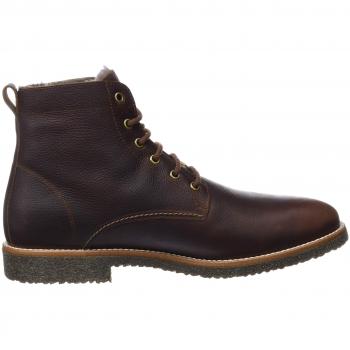 Botas Panama Jack Glasgow Igloo M - Piel Auténtica - Forro de Pelo Suave - Cierre con Cordón - Plantilla Acolchada - Color Marrón Oscuro - Talla 41