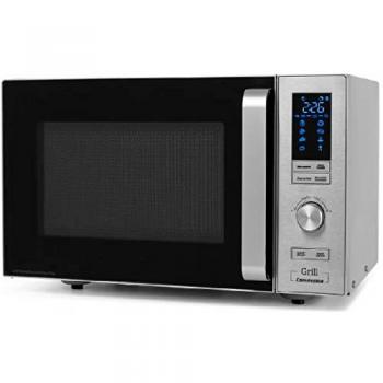 Microondas Orbegozo 900W, 25L, Grill 1950W, Convección y Resistencias de Cuarzo y Acero