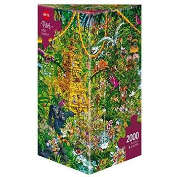 Deep Jungle 2000-Piece Triangular Puzzle by Michael Ryba