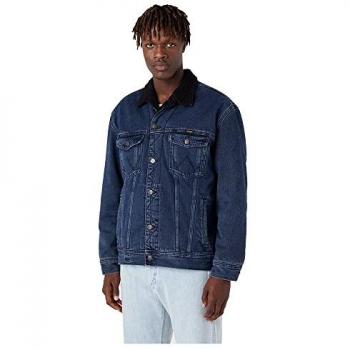 Wrangler Antifit Sherpa Denim Jacket Moon Shine