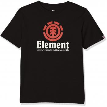 Element Vertical SS Camiseta, Niños, Negro