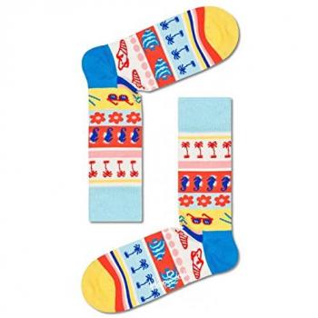 Calcetines Playeros Happy Socks Estampado Único Talla 36-46 Tejido Suave