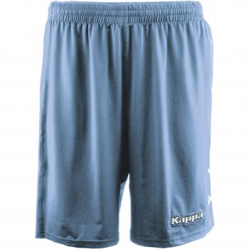 Kappa Olbia Pantalón Corto, Unisex, Celeste / Blanco, 2XL
