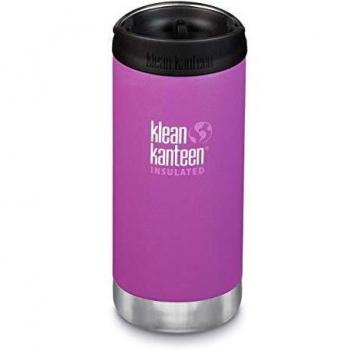 Klean Kanteen Botella TKWide 12oz, Adultos Unisex, Lila, 76,2 x 76,2 x 184,15mm