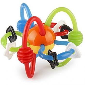 INFANTINO Mordedor y sonajero multisensorial, multicolor