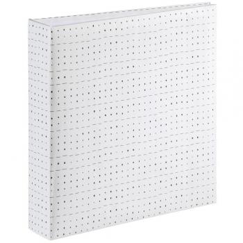 Hama Graphic Squares 10x15 Álbum de Fotos Blanco con Protector 200 hojas