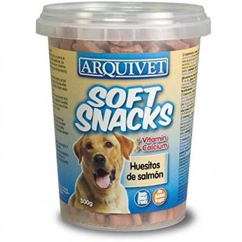 Arquivet Soft Snacks para Perro Huesitos salmón 300 g