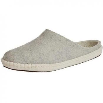 Woolsies - Zapatillas de estar por casa de fieltro para mujer, color gris, talla 41.5