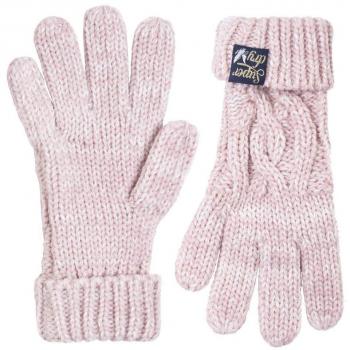 Superdry Arizona Cable Gloves, Guantes para Mujer, Rosa