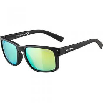 Alpina KOSMIC - Gafas deportivas unisex para adultos, color negro mate, talla única