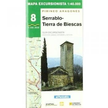 Mapa excursionista 1:40000. Serrablo - Tierra de Biescas