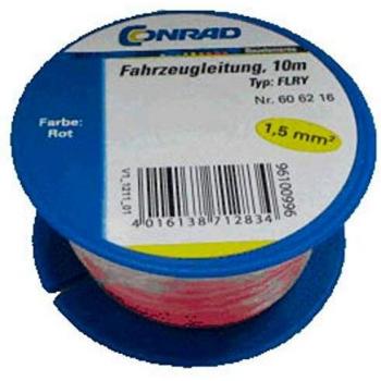 Cabo para Vehículos FLRY-B 1 x 1.50 mm² Rojo 10 m