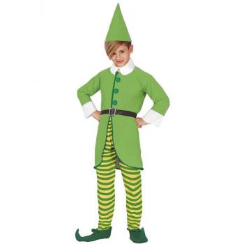 Disfraz de Elfo Infantil Verde/Amarillo