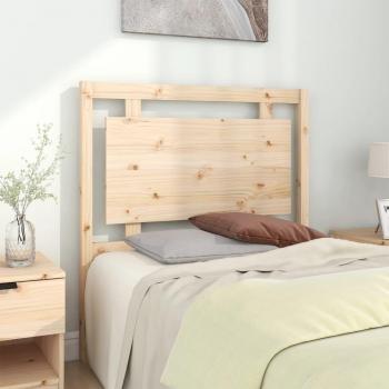 Cabecero para cama 95,5x4x100 cm madera maciza de pino