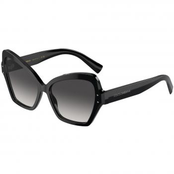 Dolce & Gabbana DG4463 Women's Sunglasses Black Size 56 Col. 501/8G Donna Farfalla Nero
