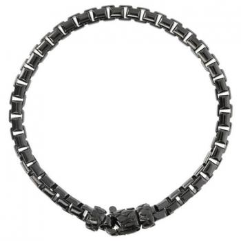 Pulsera Hombre Albert M. WSOX00087.S 20 cm, acero inoxidable, diseño moderno, longitud de 20 cm, cierre seguro, acabado pulido y mate