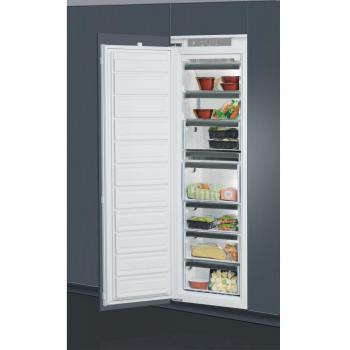 Congelador Vertical No Frost Integrable Whirlpool AFB 18412, 209 Litros, Clase E