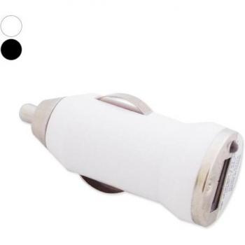 Cargador USB para mechero de coche blanco