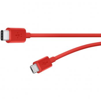 Belkin F2CU033bt06-RED - Cable de Micro-USB a USB-C de Carga y sincronización
