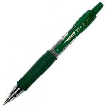 Pilot G2 XS Pixie - Roller mini, color verde, 12 unidades