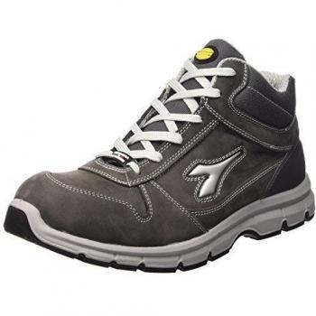 Diadora - Run High S3, Zapatos de Trabajo Unisex Adulto, Gris