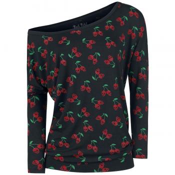 Rock Rebel by EMP Fast and Loose Manga Larga Mujer Negro L