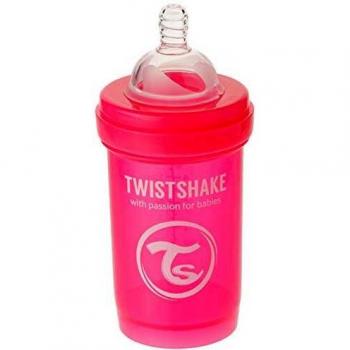 Twistshake 78001 - Biberón, color rosa