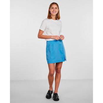 Falda midi con apertura lateral Pieces