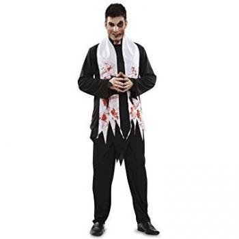 Disfraz de Cura Zombie para Halloween de hombre talla M-L