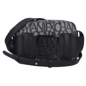 Armani Exchange Women's Black Crossbody Handbag, One Size, Autumn/Winter Collection
