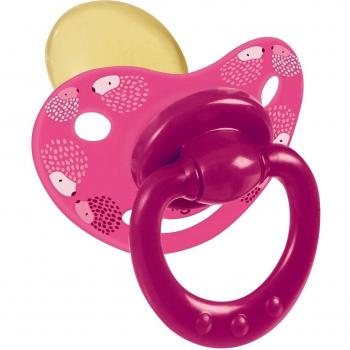 Tigex 80602096 - Pack de 2 chupetes de látex fisiológicos, diseño de búhos