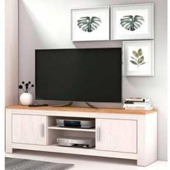 Mueble Bajo de TV Roncal Andersen 2 Puertas + 2 Estantes