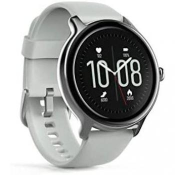 Hama Fit Watch 4910 Smartwatch 2.77 cm (1.09) LCD Display, 45mm Case, Touchscreen, Silver with GPS Function