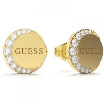 Pendientes Guess Moon Phases de acero dorado