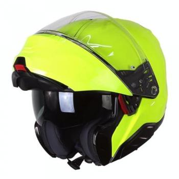 HJC Casco Modular RPHA 91 Verde Hi-Vis y HJC RPHA 91 Solid Casco - Amarillo (2XL)