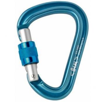 BEAL Be Safe - Mosquetón de Escalada con Seguro, Color Azul, Talla UK: Taille Unique