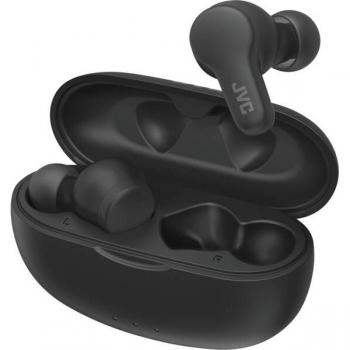 Auriculares In-ear True Wireless JVC HA-A7T2, Bluetooth, 24h de autonomía, micrófono y sensor táctil - Negro