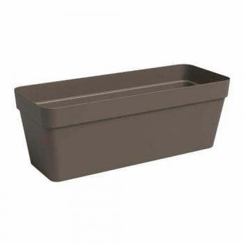 Maceta Rectangular de Plástico Artevasi Bronce 49,9 x 20 x 18,1 cm