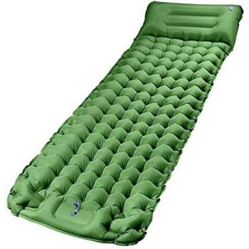 CHYBFU Esterilla Camping, Colchones Camping Autohinchable, Ultraligera, Colchón de Aire Hinchable para Camping, Portátil y Plegable, Almohadilla para Dormir de Acampada para Exteriores, Senderismo