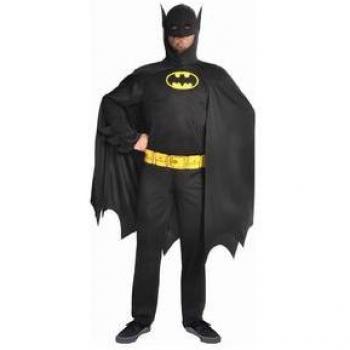 Disfraz de Batman Adulto con Capucha y Capa, Talla L