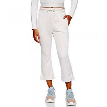 PUMA Classics Kick Flare Pant Pantalones, Mujer, Pastel Parchment, L