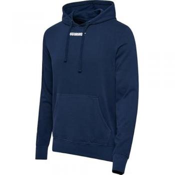 Hummel Elemental Unisex Hooded Sweatshirt in Dress Blues, Size L