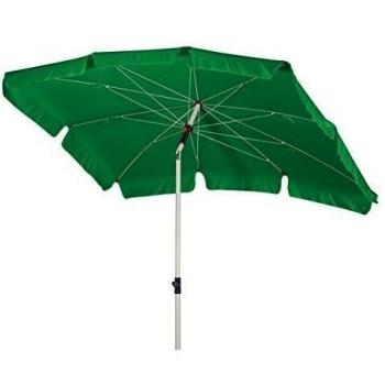 GoodSun Sombrilla de jardín BE, verde oscuro, 200 x 130 cm, 10 piezas