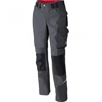 Pantalón de Trabajo BP® 1803 con Reflectantes y Bolsillos para Rodilleras, Talla 50, Gris Oscuro/Negro