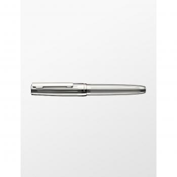 Bolígrafo Rollerball Otto Hutt Design 7 de Plata de Ley 925 con Guilloché de Líneas Finas