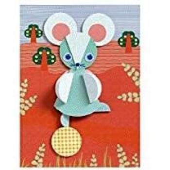 Kit Creativo de Papel Djeco - Rondas y Más, Stickers Inclusivos