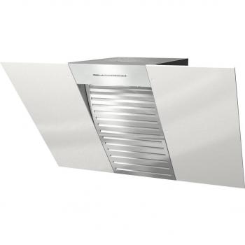 Miele DA 6096 W BRWS White Wing Campana Decorativa de Pared, 90 cm, Visera en Cristal, 650 m3/h, 3 Velocidades, Blanco Brillante