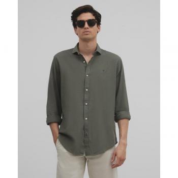Camisa sport silbon soft verde oscuro para Hombre