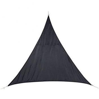Toldo Vela de Sombra Triangular Curacao Gris 2 x 2 x 2 m - Poliéster Repelente al Agua